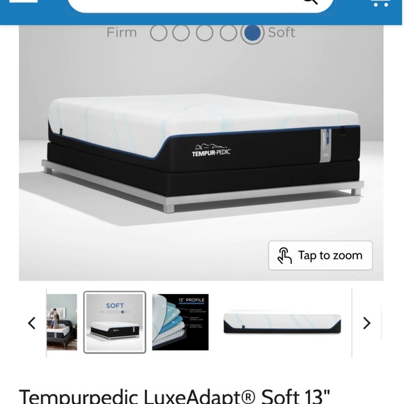 TempurPedic LuxeAdapt Soft Mattress - Picture 1 of 6
